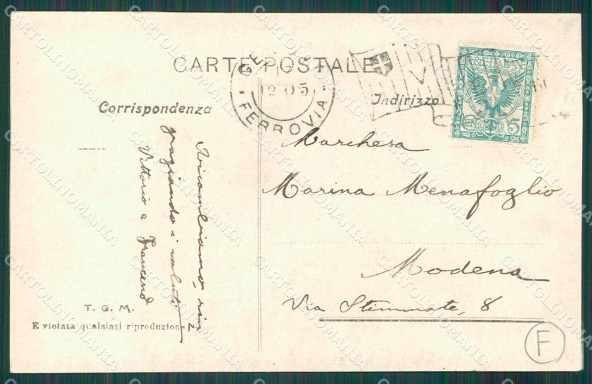 Genova Città Savoia Carrozza Civicchioni Foto cartolina QZ5685 – retro