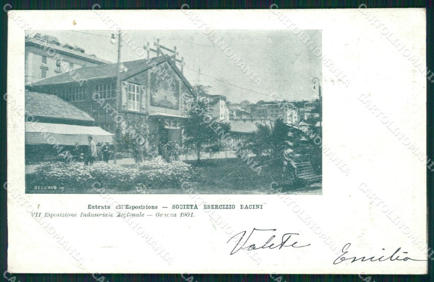 Genova Città Esposizione Industriale 1901 cartolina QZ5689 – fronte