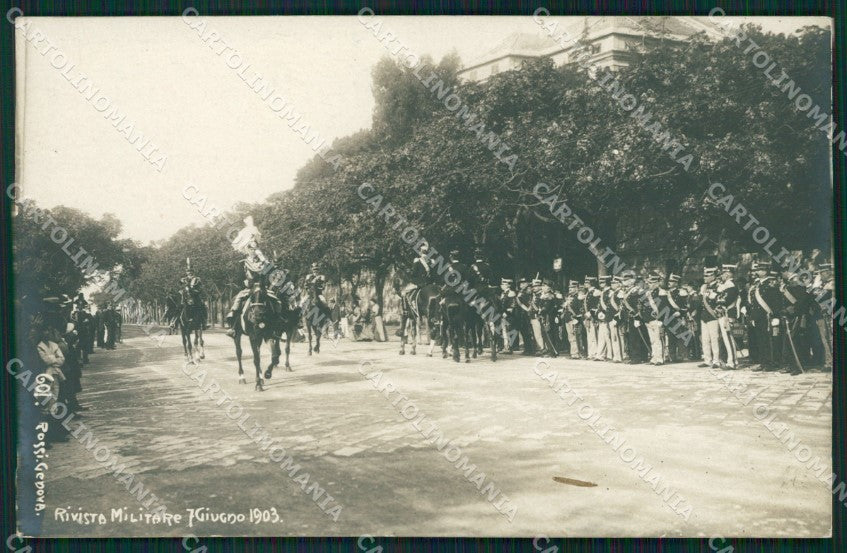 Genova Città Militari Foto cartolina QZ5698 – fronte