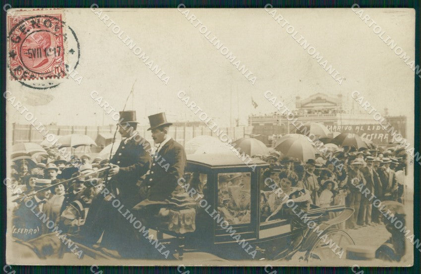 Genova Città Lido Ferro Foto cartolina QZ5708 – fronte