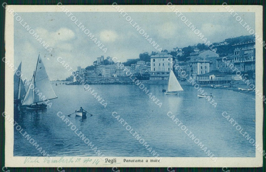 Genova Pegli ABRASA cartolina QZ5716 – fronte