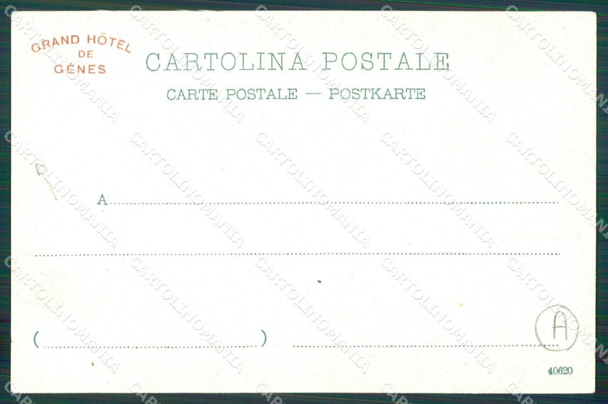 Genova Città Vico del Duca STRAPPINO cartolina QZ5720 – retro