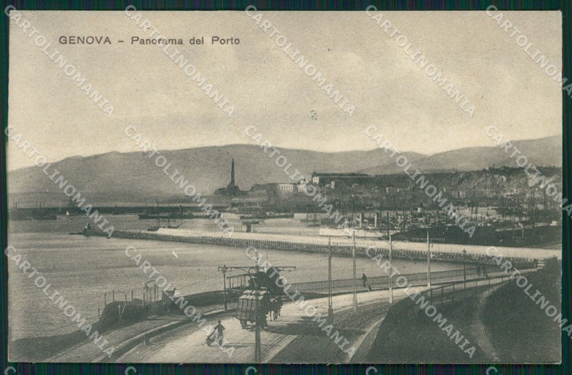 Genova Città Porto cartolina QZ5729 – fronte