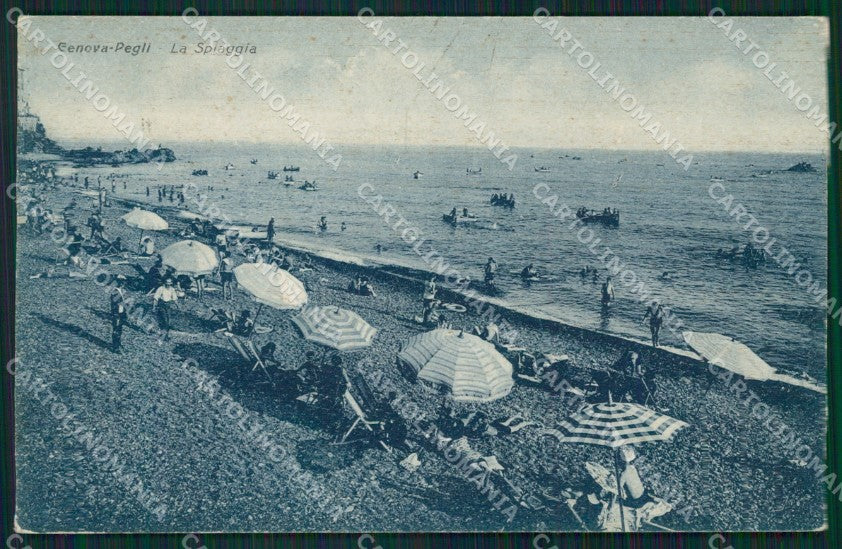 Genova Pegli PIEGHINA cartolina QZ5731 – fronte