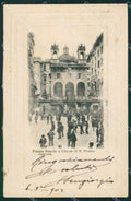 Genova Città Piazza Banchi STRAPPINO cartolina QZ5734 – fronte