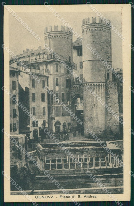 Genova Città Piano di Sant'Andrea cartolina QZ5738 – fronte