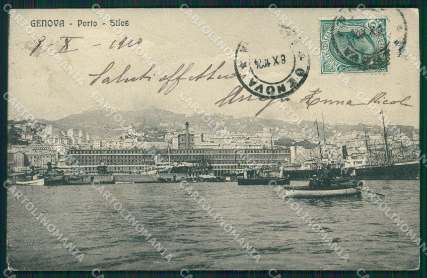 Genova Città Porto cartolina QZ5768 – fronte