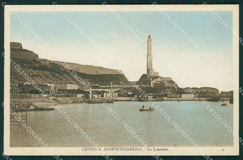 Genova Città Sampierdarena Lanterna cartolina QZ5775 – fronte