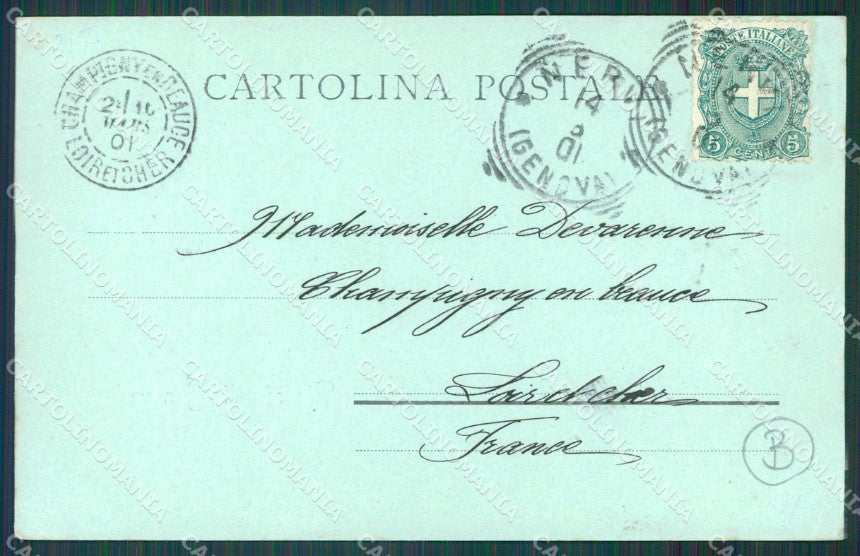 Genova Città Porto Lanterna PIEGHINE cartolina QZ5776 – retro