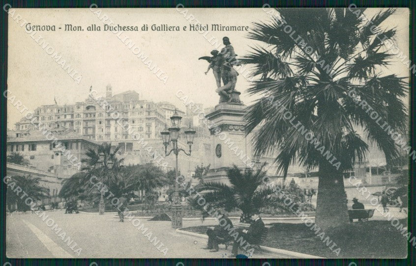Genova Città PIEGA cartolina QZ5777 – fronte