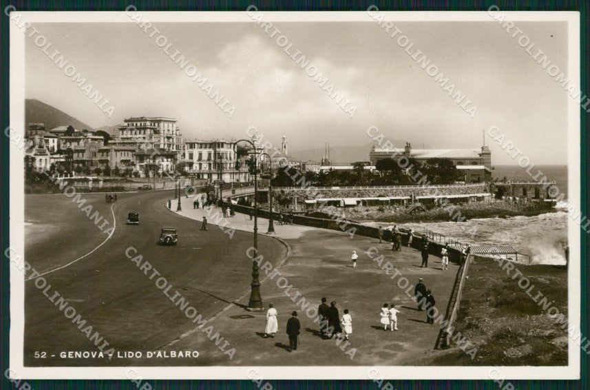 Genova Città Lido D'Albaro Foto cartolina QZ5782 – fronte