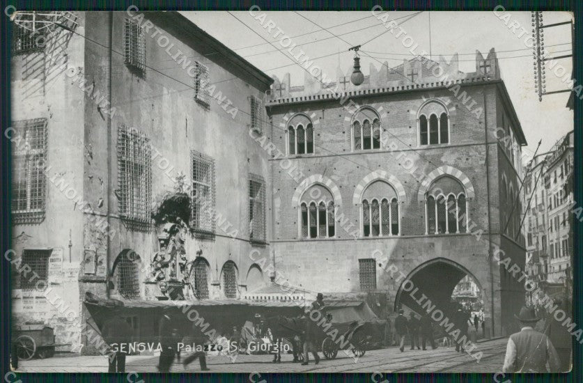 Genova Città Palazzo San Giorgio Foto cartolina QZ5783 – fronte