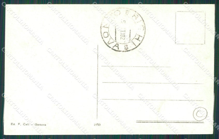 Genova Città Castellaccio Righi cartolina QZ5786 – retro