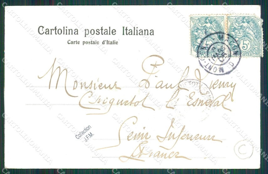 Genova Città Via Garibaldi cartolina QZ5789 – retro