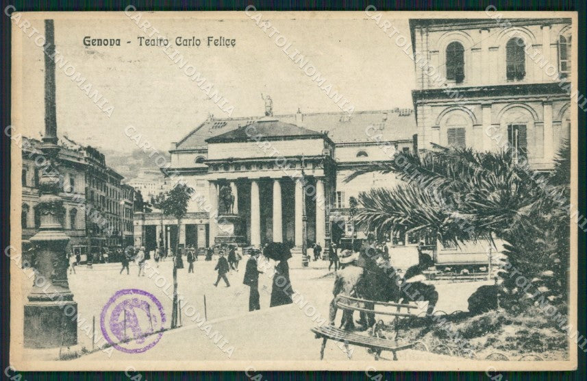 Genova Città Teatro cartolina QZ5797 – fronte