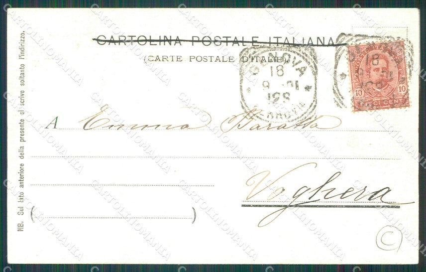 Genova Città Righi cartolina QZ5800 – retro
