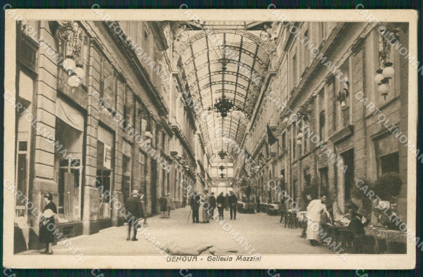 Genova Città Galleria Mazzini cartolina QZ5819 – fronte