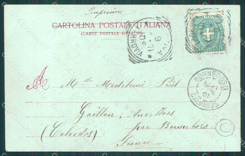 Genova Città Albergo dei Poveri cartolina QZ5821 – retro