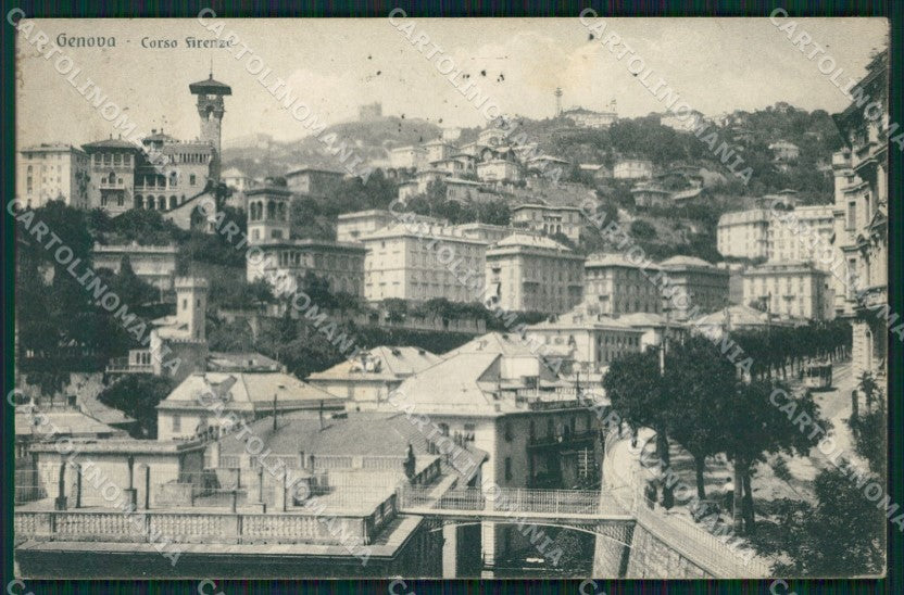 Genova Città Corso Firenze cartolina QZ5829 – fronte
