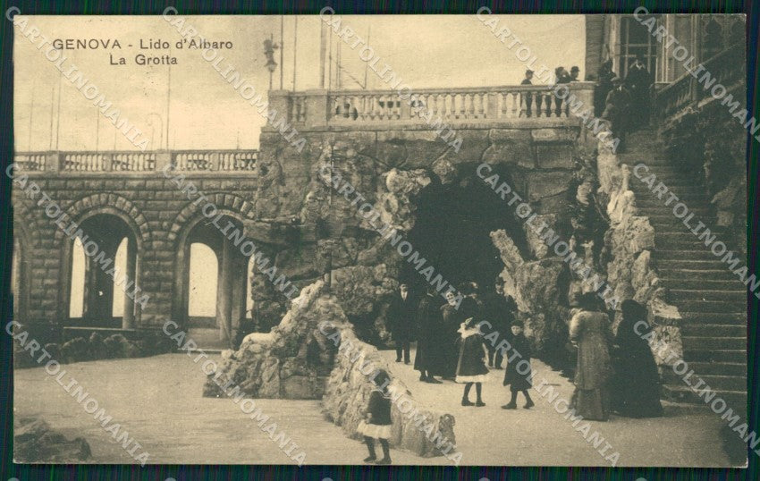 Genova Città Lido D'Albaro cartolina QZ5845 – fronte