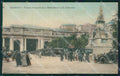 Genova Città Piazza Acquaverde Auto Carrozze PIEGHINA cartolina QZ5853 – fronte