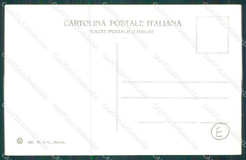 Genova Città Palazzo San Giorgio Consorzio Carrozze cartolina QZ5860 – retro