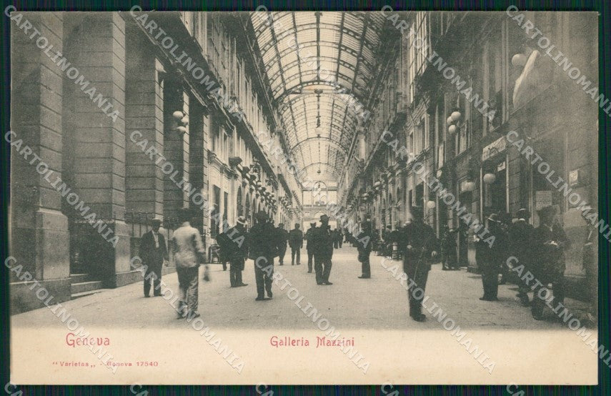 Genova Città Galleria Mazzini cartolina QZ5866 – fronte