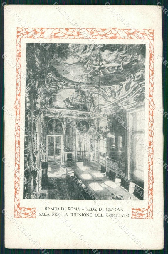 Genova Città Banco di Roma cartolina QZ5881 – fronte