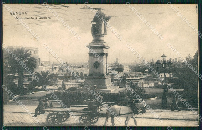 Genova Città Carretto Cavalli cartolina QZ5891 – fronte