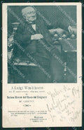 Genova Luigi Windthorst Politico Cattolico SCOLLATA cartolina QZ5892 – fronte