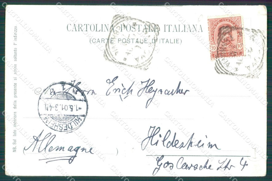 Genova Luigi Windthorst Politico Cattolico SCOLLATA cartolina QZ5893 – retro