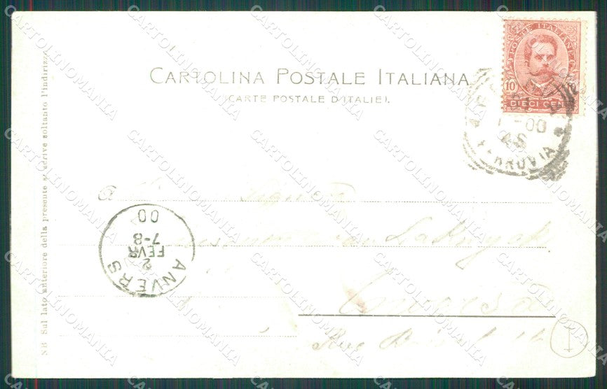 Genova Città Molo Lucedio cartolina QZ5894 – retro
