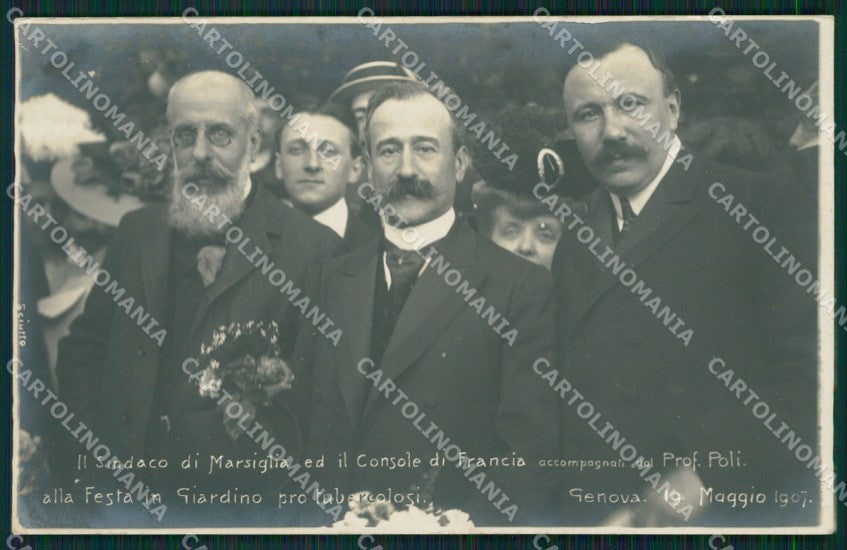 Genova Città Festa Tubercolosi NPG Foto cartolina QZ5916 – fronte