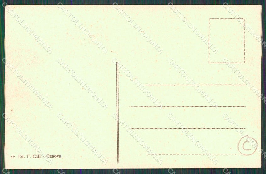 Genova Città Esposizione 1914 Padiglione Marina cartolina QZ5924 – retro