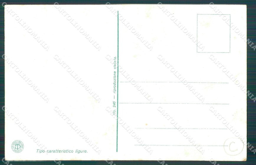 Genova Città Costumi cartolina QZ5956 – retro