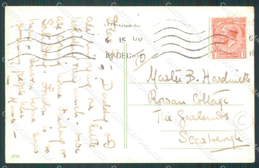 Genova Città Costumi Asini cartolina QZ5959 – retro