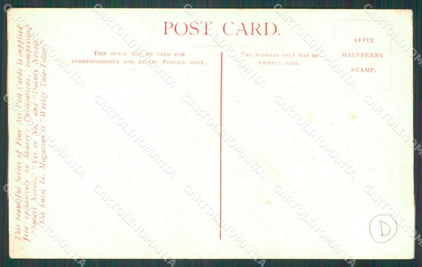 Genova Città Costumi Asino PIEGHE cartolina QZ5963 – retro