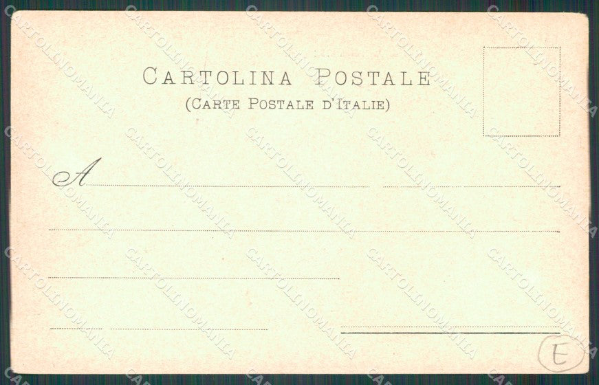 Genova Città Costumi Pescatori cartolina QZ5970 – retro