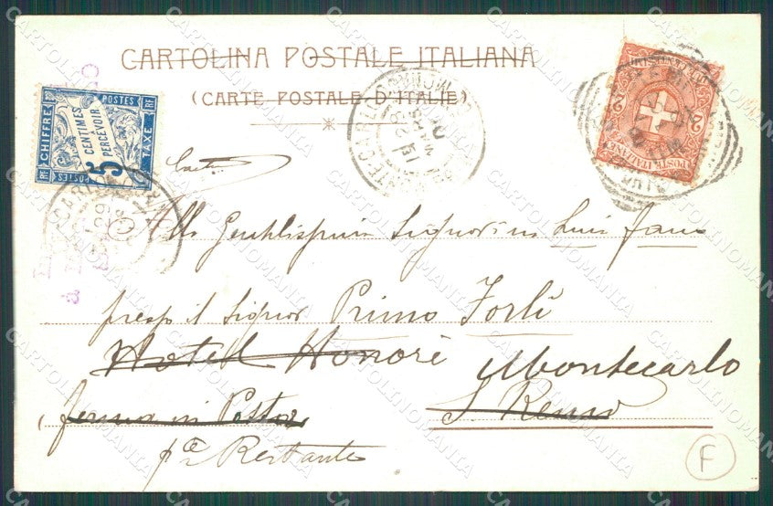 Genova Città Costumi Asino cartolina QZ5973 – retro