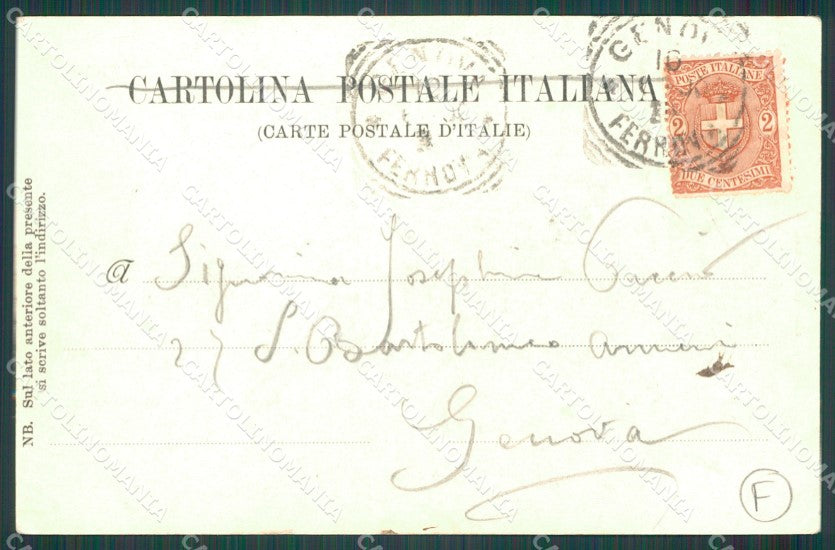 Genova Città Costumi cartolina QZ5974 – retro