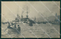 Genova Città Nave Francese Iena Marina Militare Foto cartolina QZ5995 – fronte