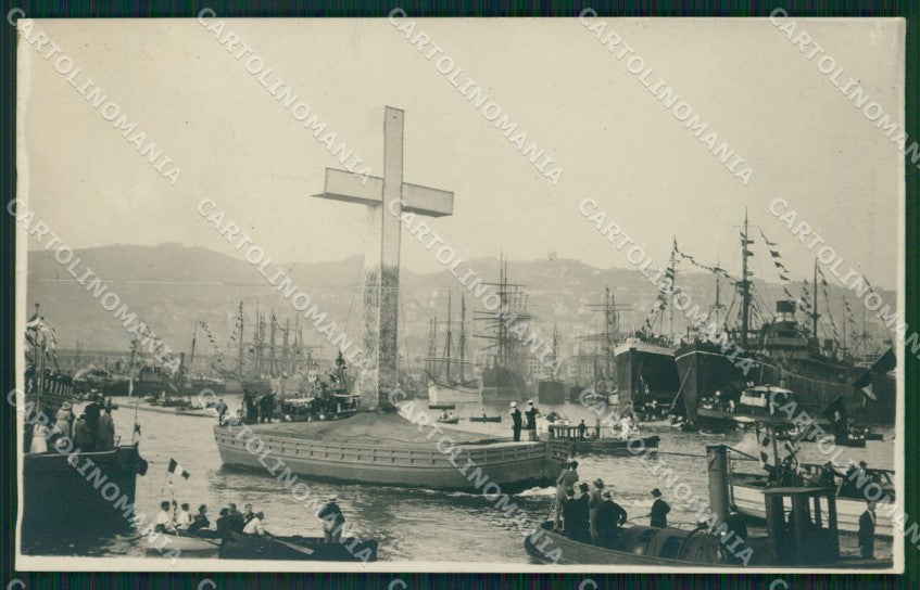 Genova Città Porto Foto cartolina QZ6004 – fronte