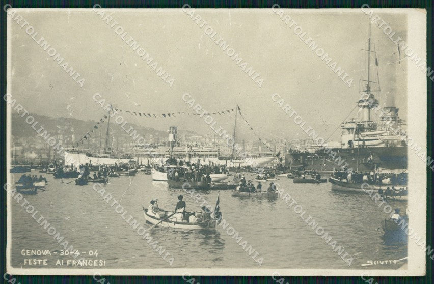 Genova Città Porto Sciutto Foto cartolina QZ6023 – fronte