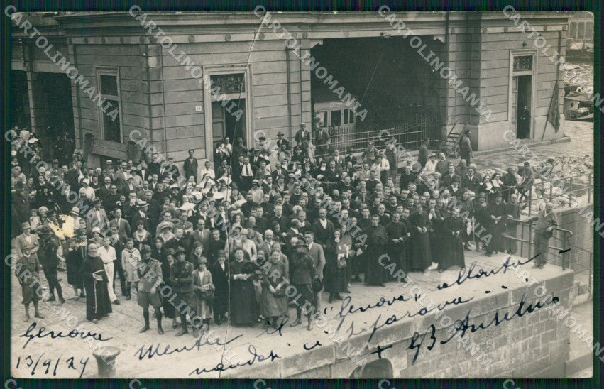 Genova Città Porto ABRASA Foto cartolina QZ6027 – fronte