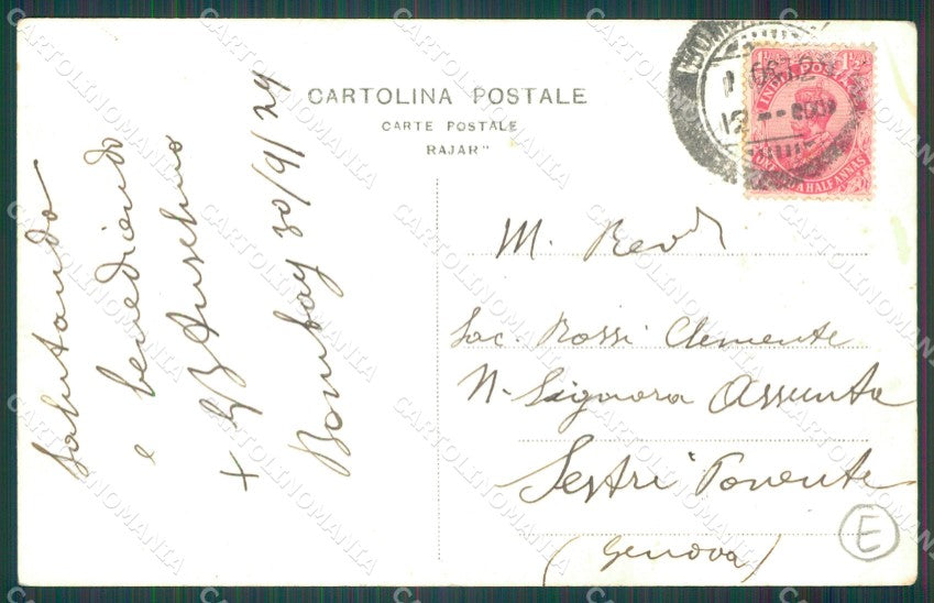 Genova Città Porto ABRASA Foto cartolina QZ6027 – retro