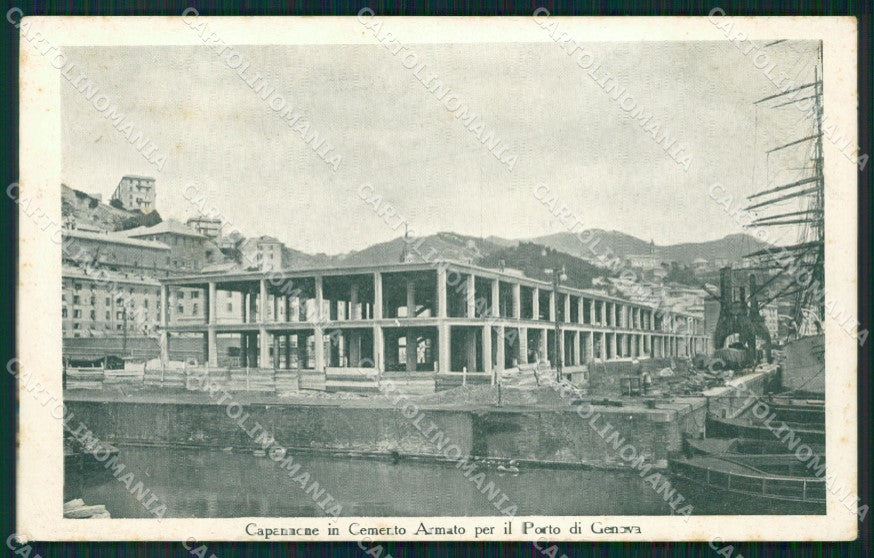 Genova Città Porto cartolina QZ6038 – fronte