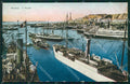 Genova Città Porto PIEGATA cartolina QZ6042 – fronte