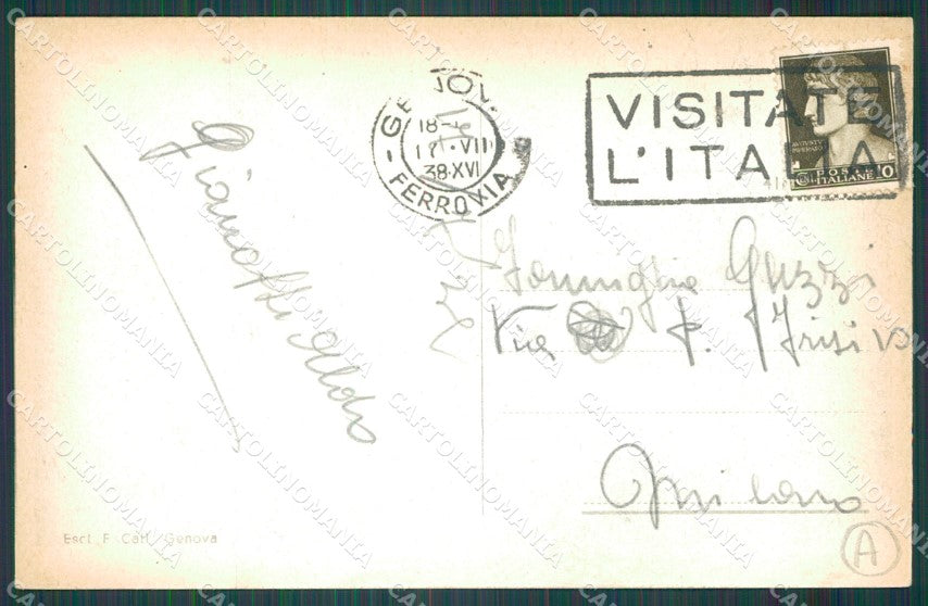 Genova Città Porto cartolina QZ6048 – retro