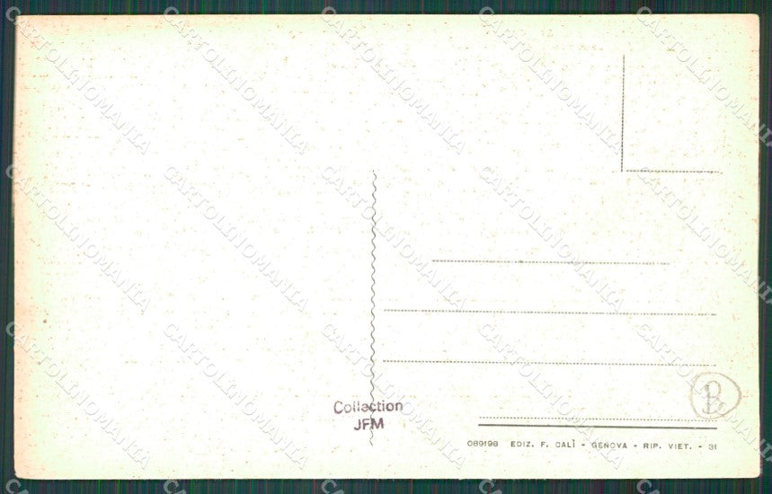 Genova Città Porto cartolina QZ6095 – retro