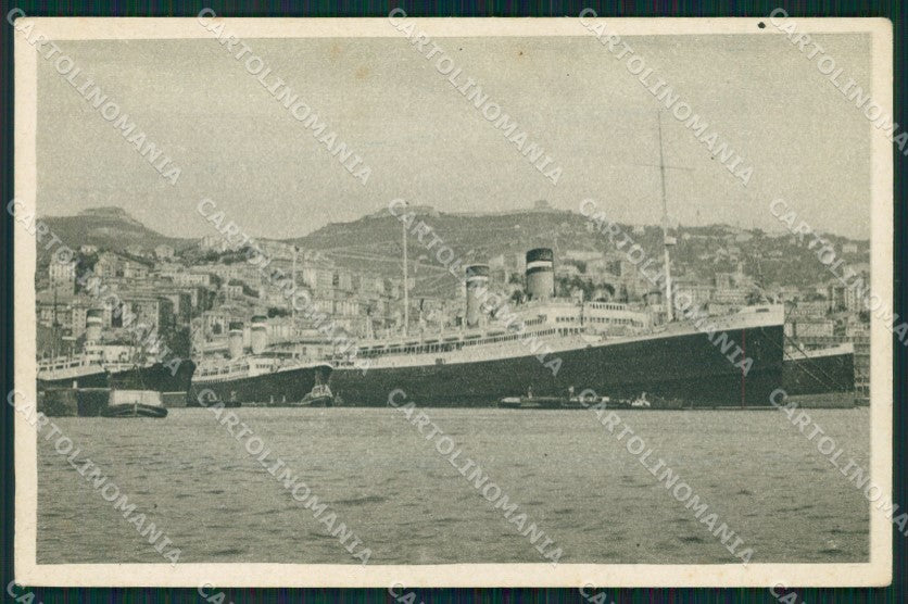 Genova Città Porto cartolina QZ6096 – fronte